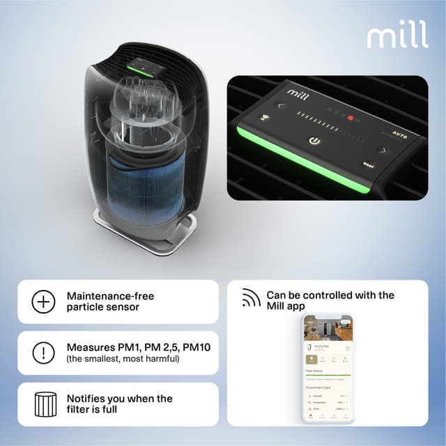 Mill Silent Pro air purifier APSILENT (Mill white)