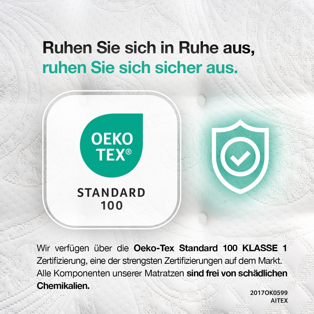 KUO Dream LuxDream Matratze, viskoelastisch, mit Wolkeneffekt, Dicke 30 cm, 80 x 200 cm
