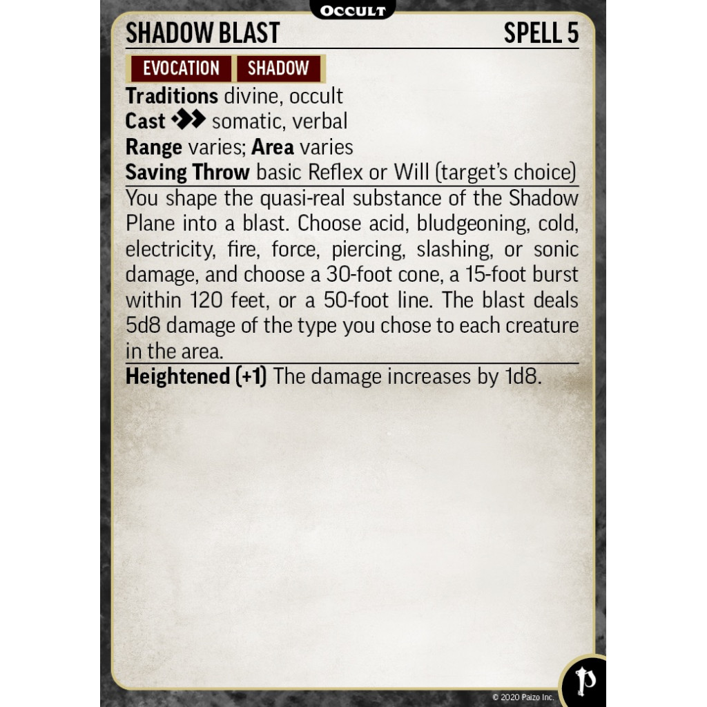 Pathfinder Second Edition - Occult Cards