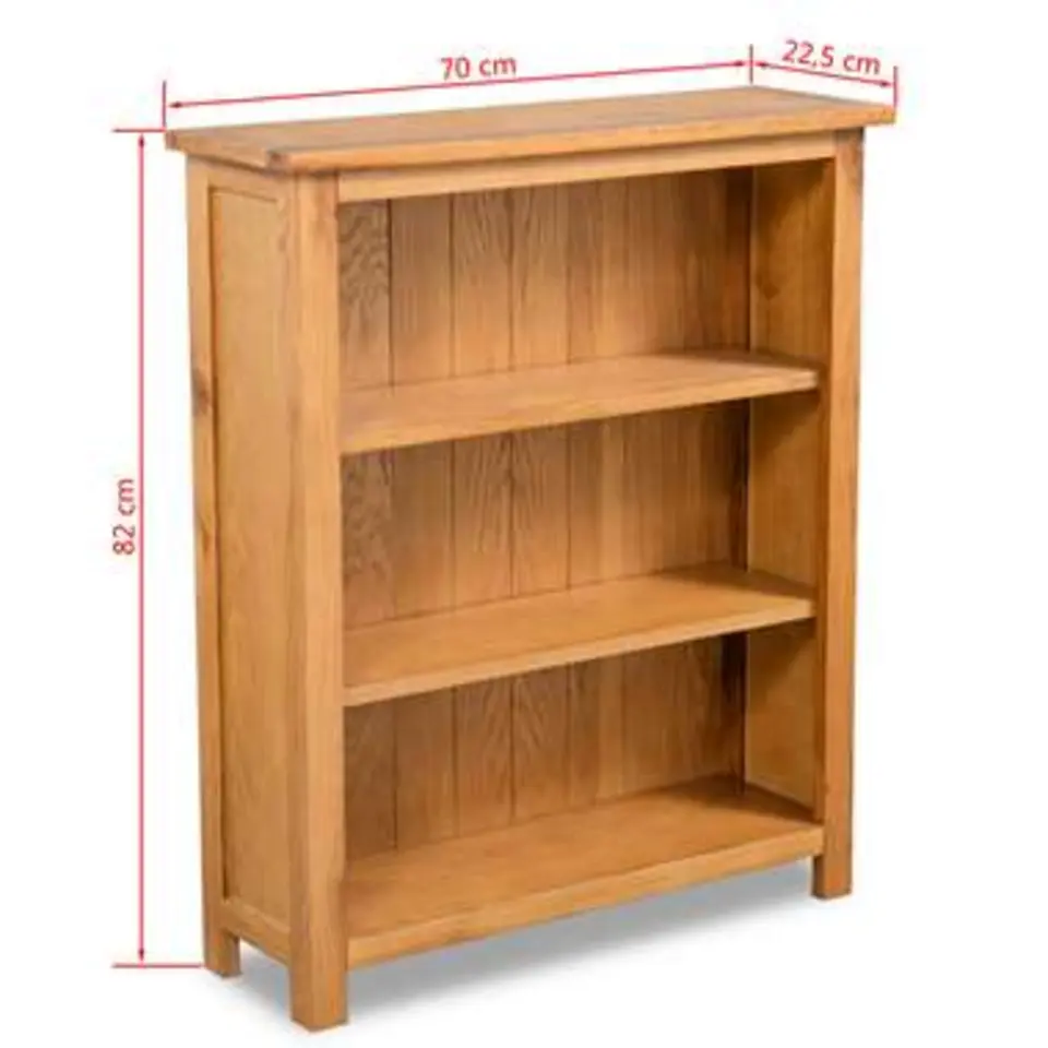 vidaXL - Boekenkast - Bruin - Hout - 70 x 22.5 x 82 cm