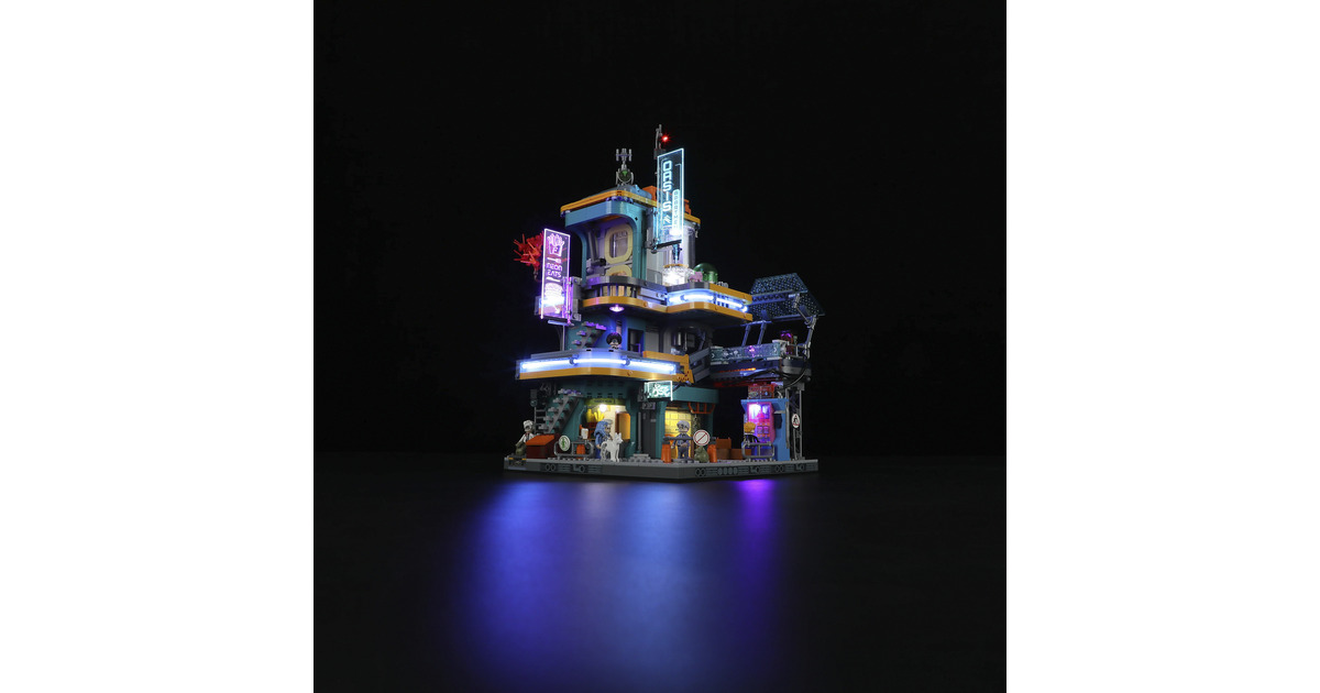 LumibricksCyberpunk Neoncity - Apartment Constructiespeelgoed  (F9042)