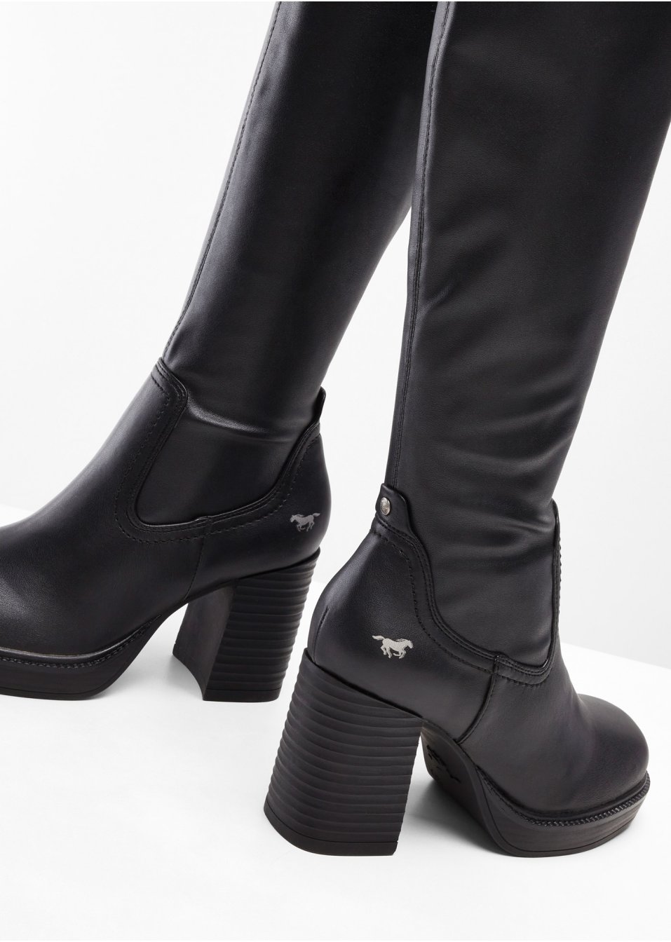 Bottes à plateforme Mustang