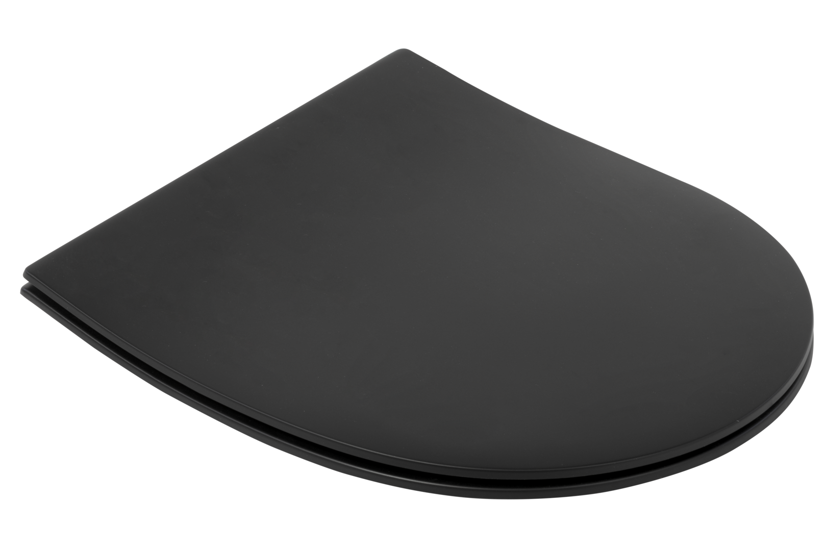 Plieger Kansas softclose toiletzitting met quick release zwart mat