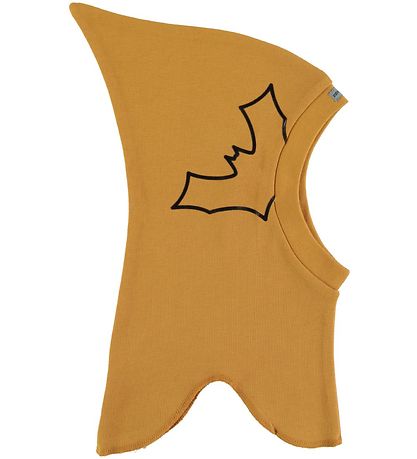 Racing Kids Schlupfmütze Hat - 1-lagig - Senfgelb m. Fledermaus