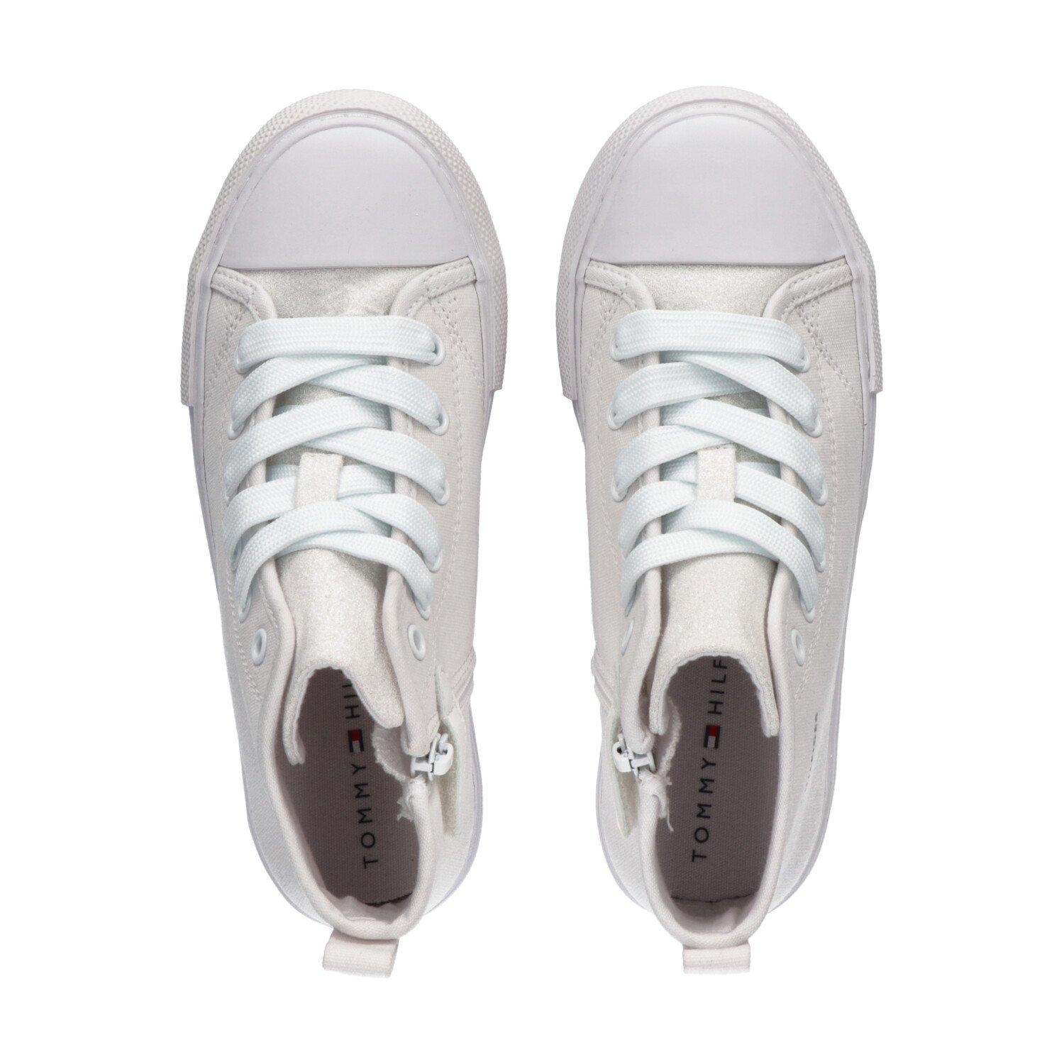 Tommy Hilfiger Hi Top Lace Up Trainers Juniors