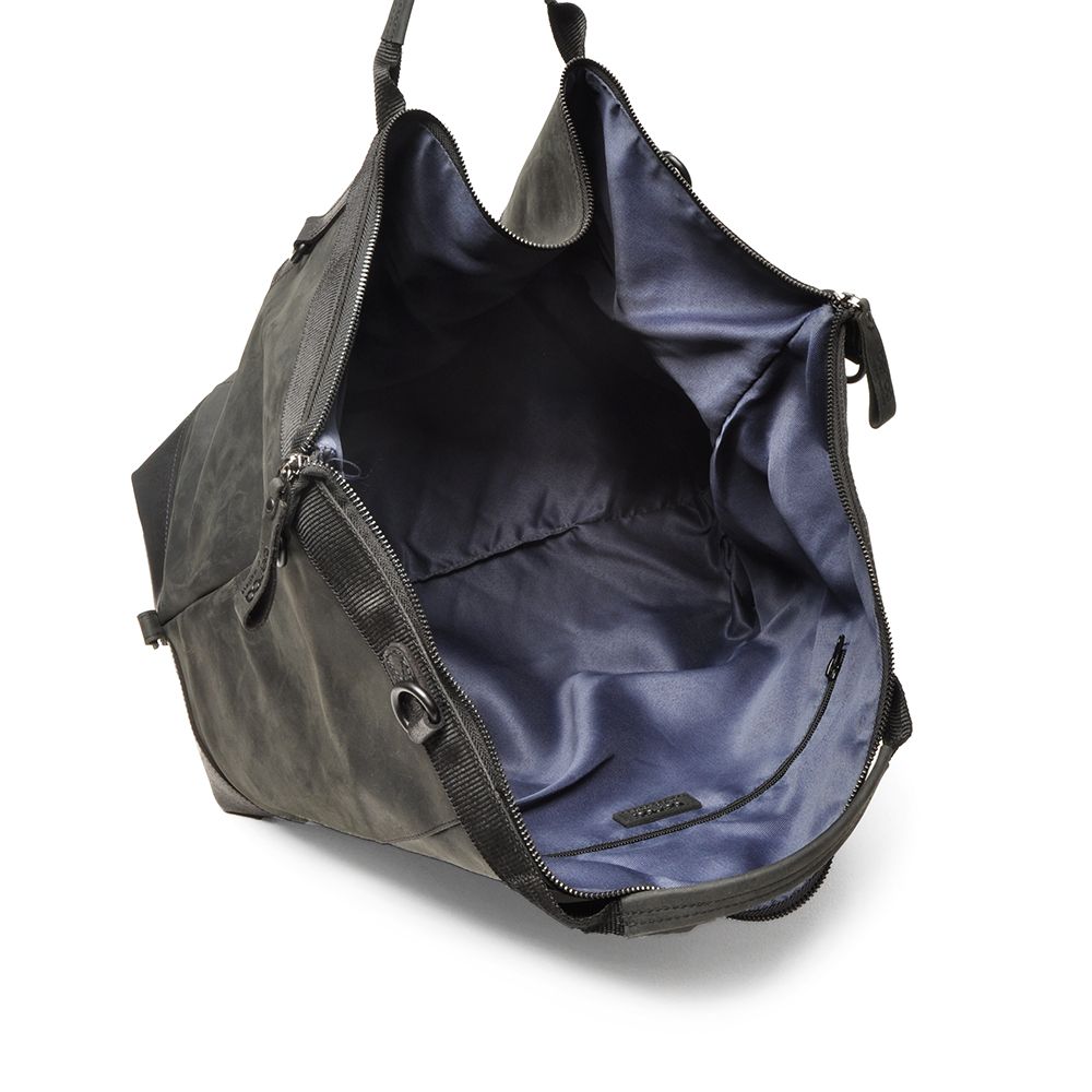 Berba Barbarossa Leren Weekender Reistas Black