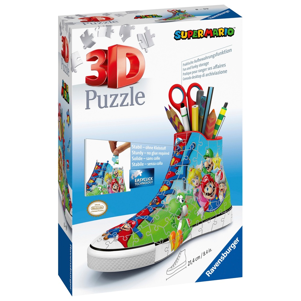Ravensburger Super Mario Trainer 3D 108-teiliges Puzzle