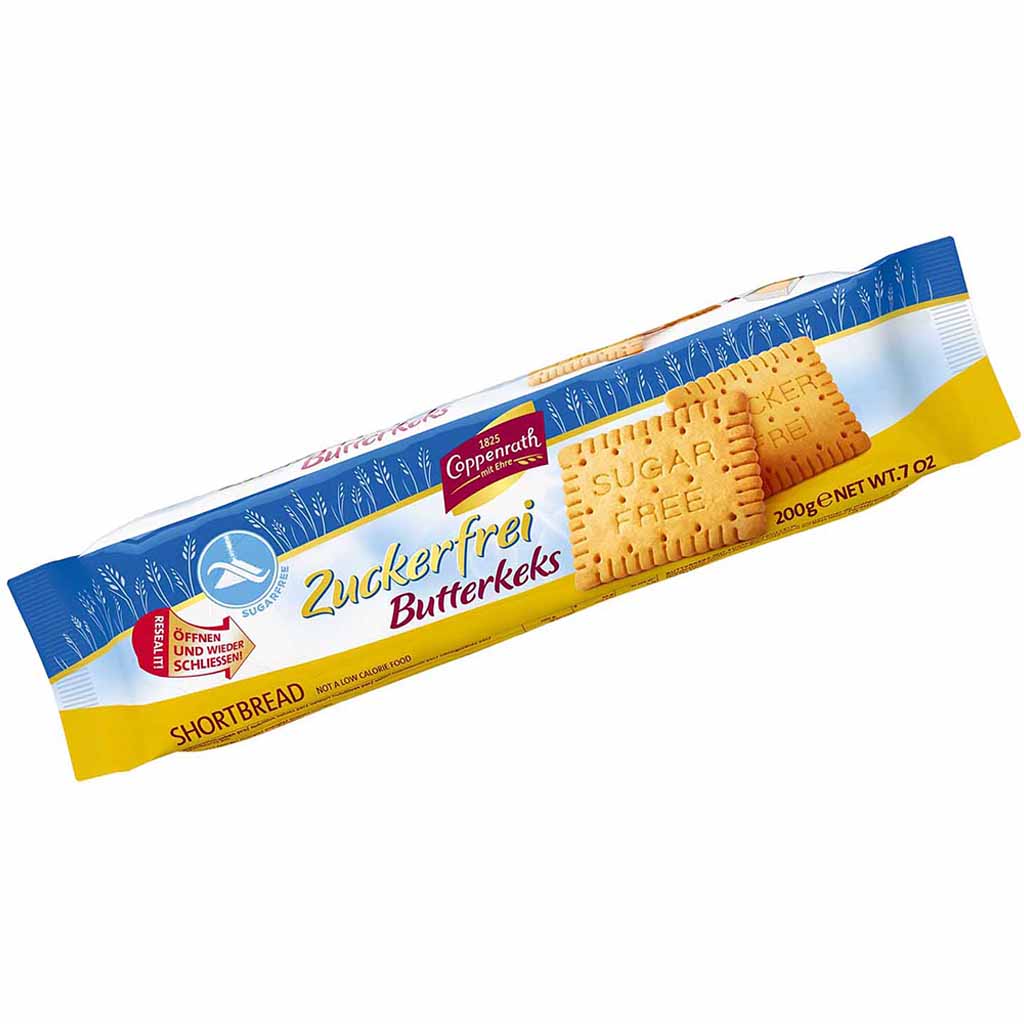 Coppenrath Zuckerfrei Butterkeks 200g MHD:9.9.25