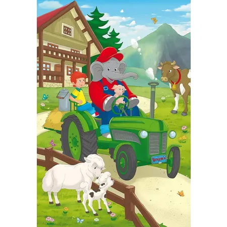 Schmidt Spiele Puzzle - Benjamin Blümchen in Aktion, 3 x 24 Teile