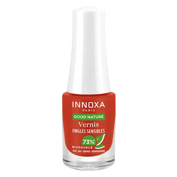 Esmalte para unhas Innoxa Good Nature de origem biológica, cor Nectar, 4,8ml