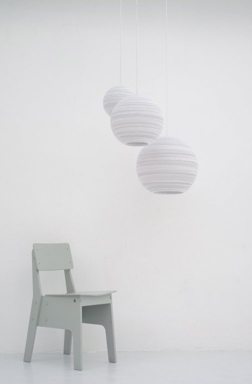 Graypants Scraplights Moon 14 hanglamp Ø36 naturel