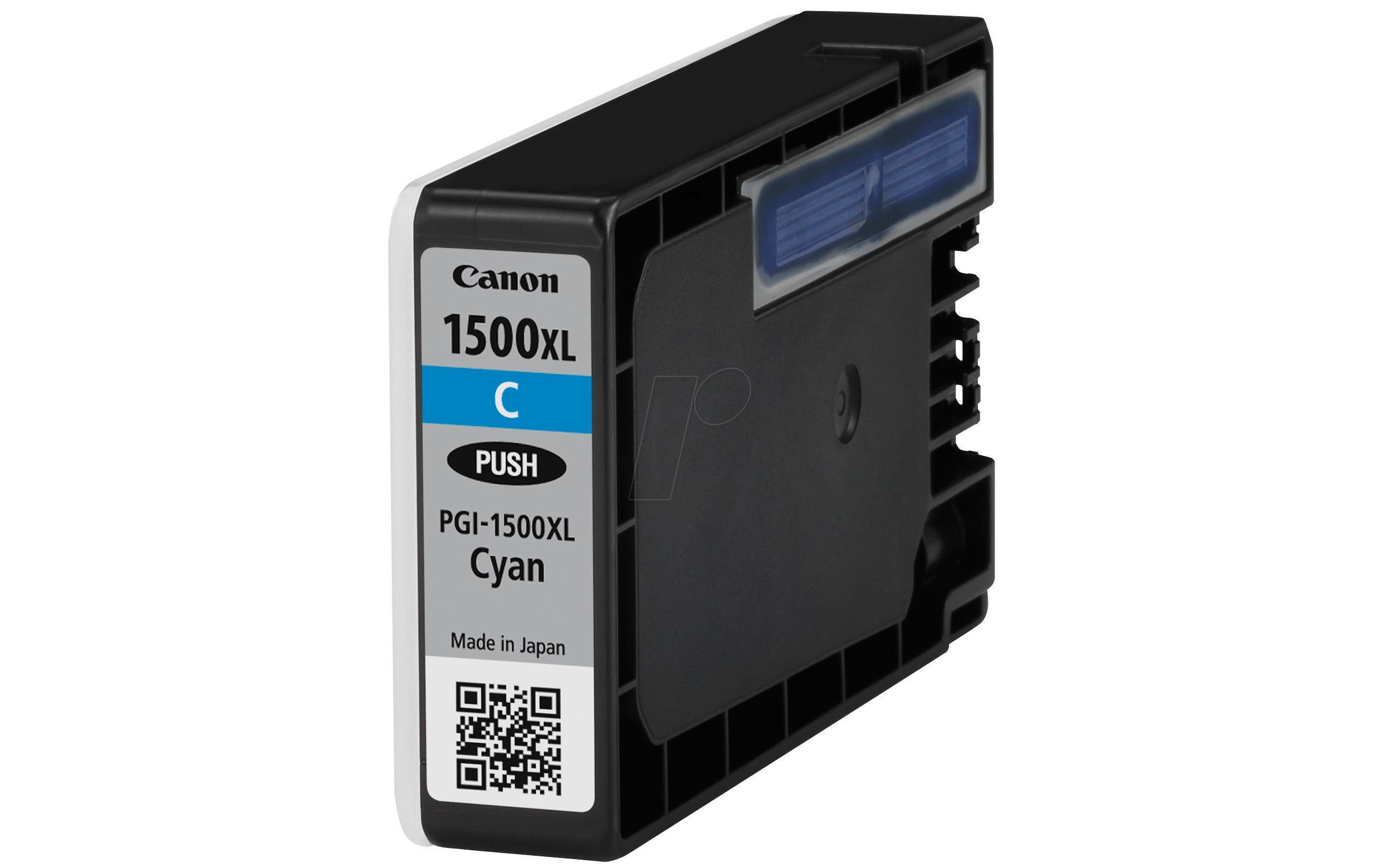 Tinte PGI-1500XLC / 9193B001 CyanTinte, schwarz