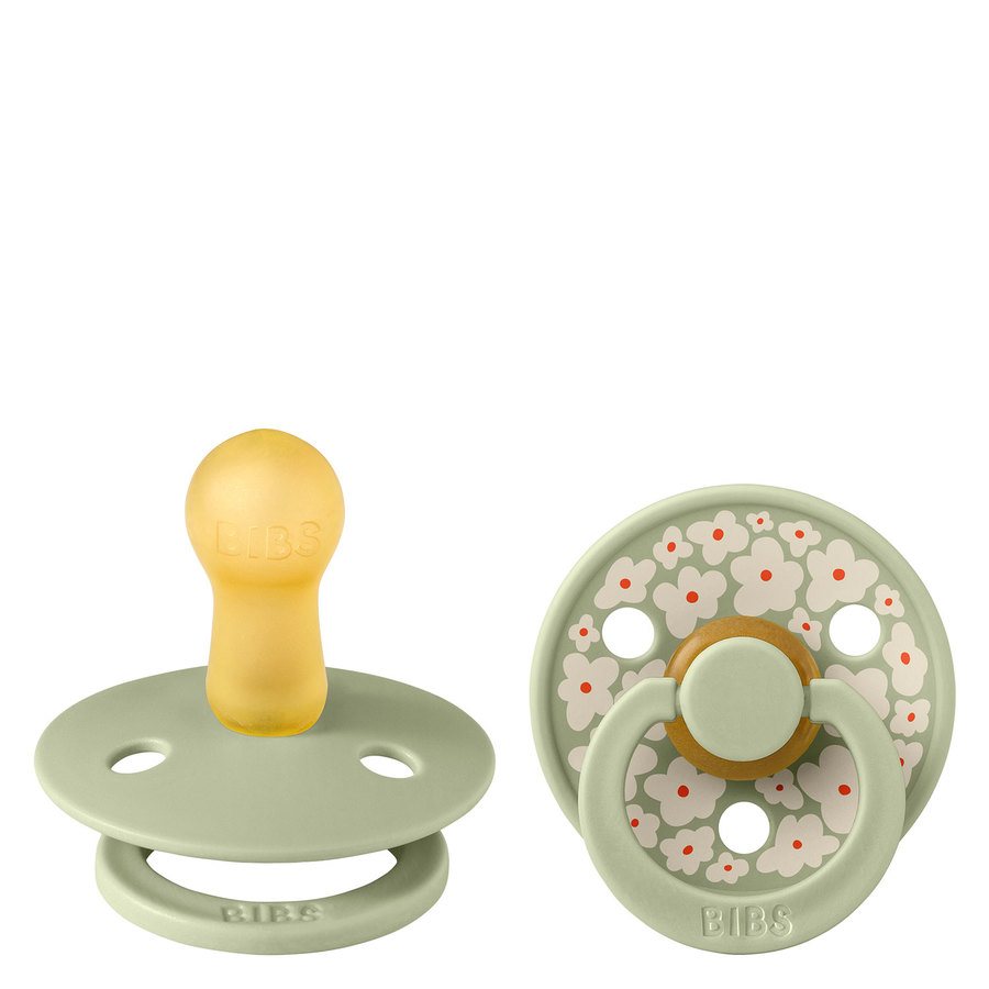 BIBS Pacifier Colour Latex Studio Collection Jasmine Sage Mix Size 2