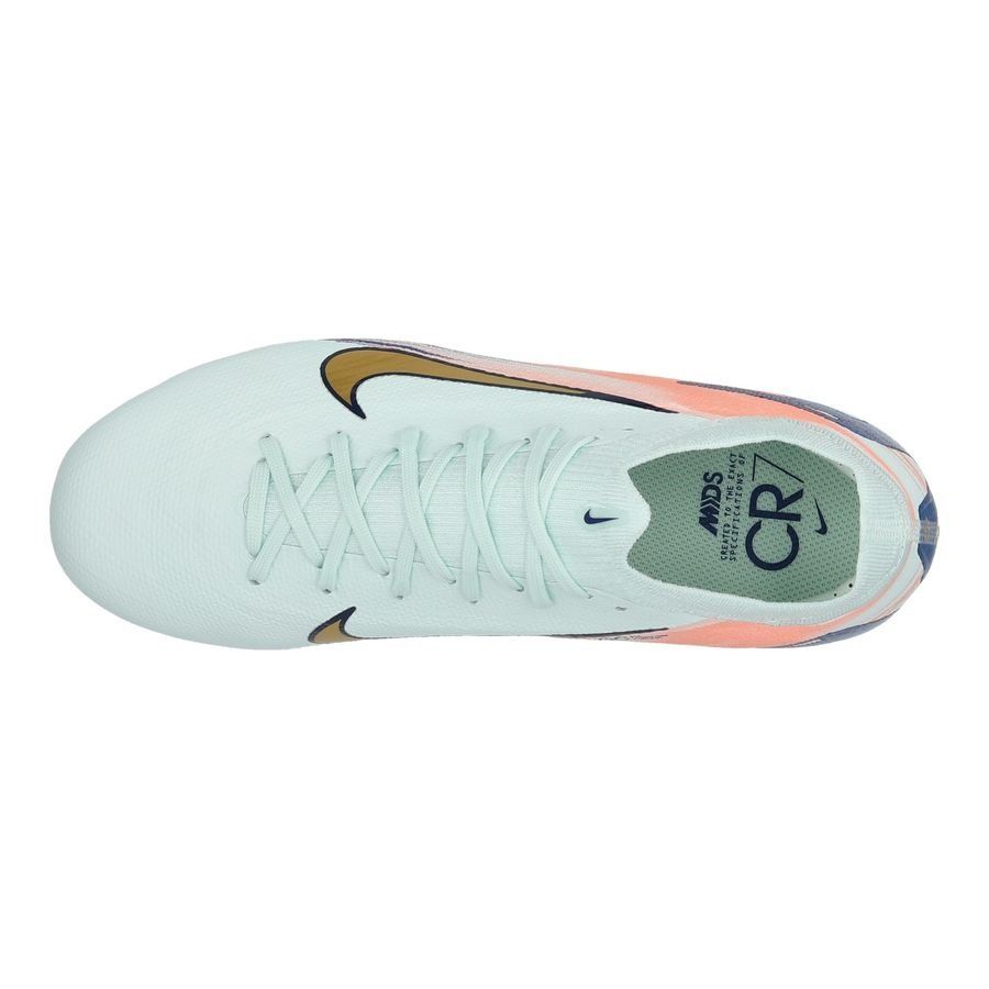 Nike Air Zoom Mercurial Vapor 16 Pro FG Dream Speed 9 - Vert/Doré Enfant
