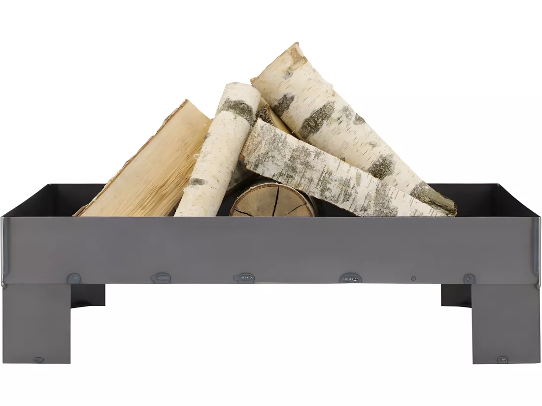 Brasero en acier plateforme 70 cm