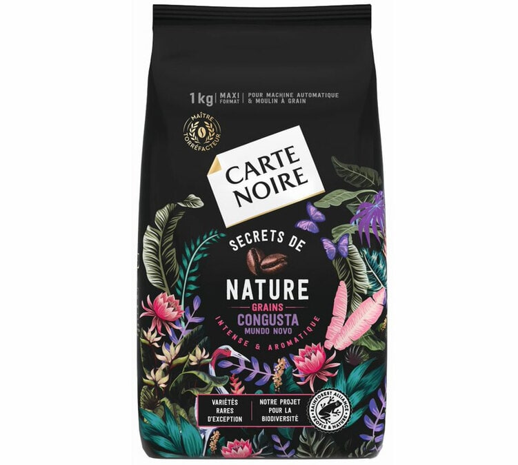 1 kg café en grain Congusta Secret de nature - Carte Noire