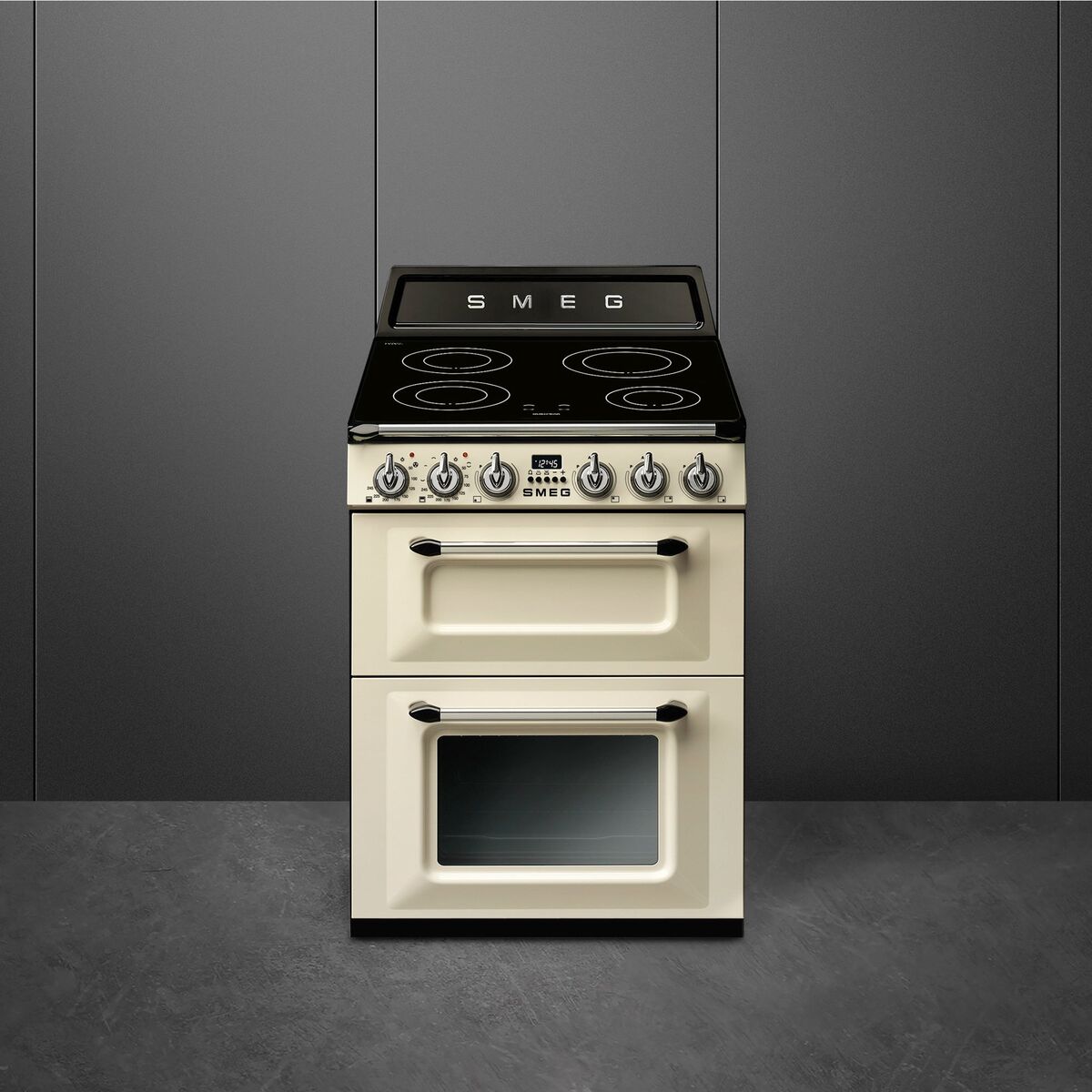 Victoria TR62IP2 induksjonsovn 61 liter 4 soner, creme
