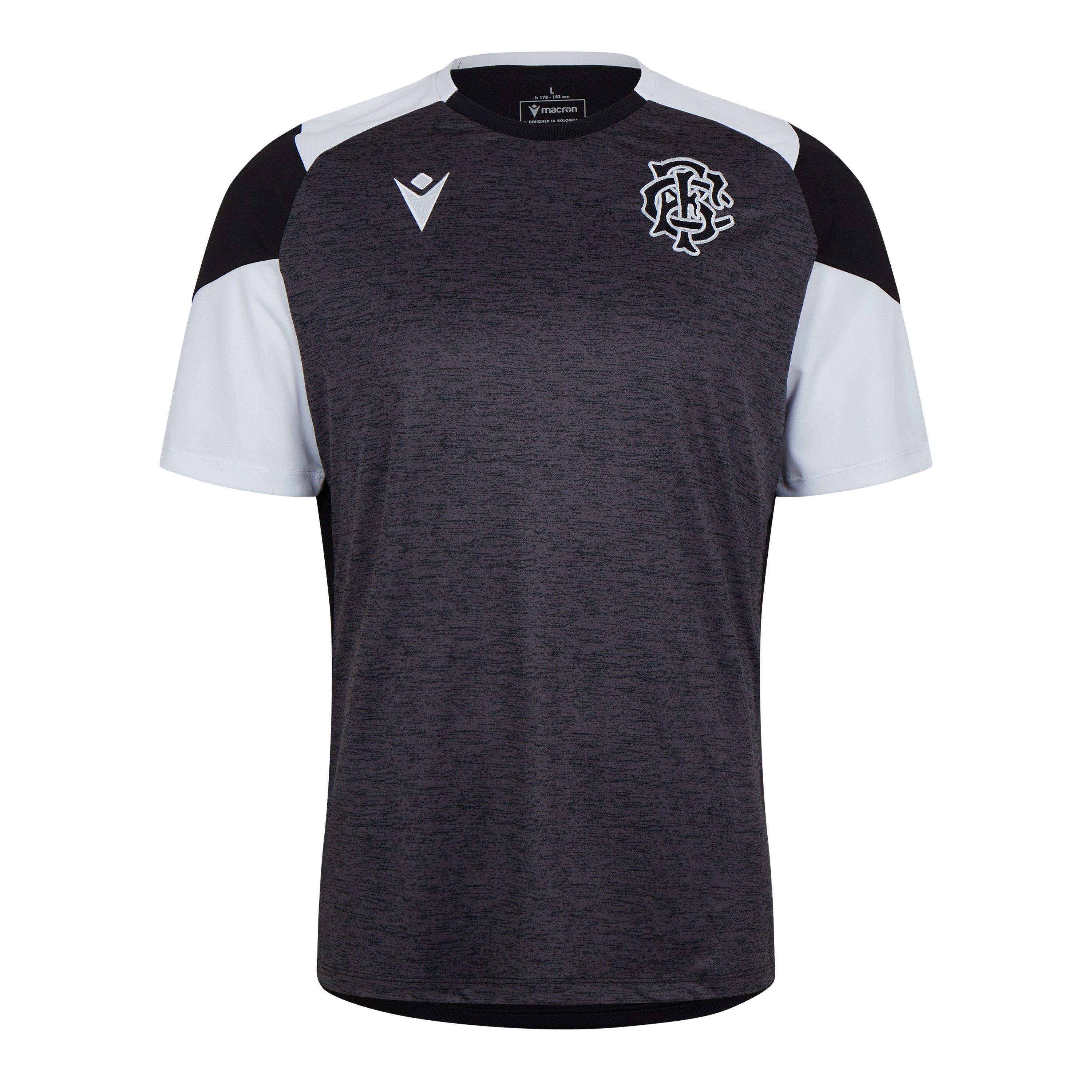 Macron Barbarians Training T Shirt 2024 2025 Mens