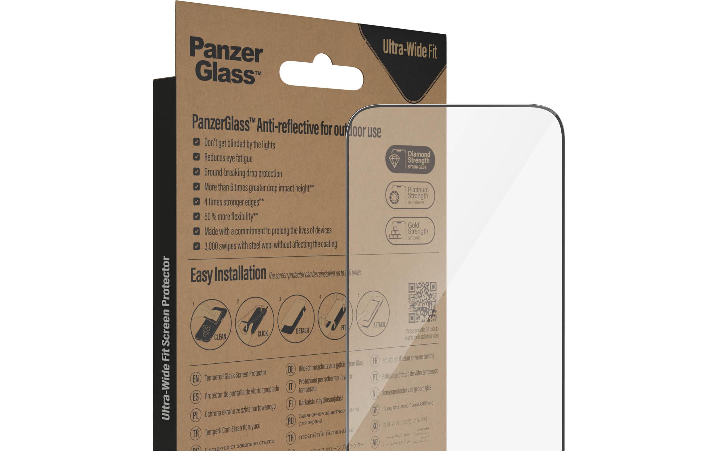 Displayschutz Ultra Wide Fit Anti Reflective iPhone Pro MaxAnti Reflective Schutzfolie mit Applicator für das Apple iPhone 14 Pro Max