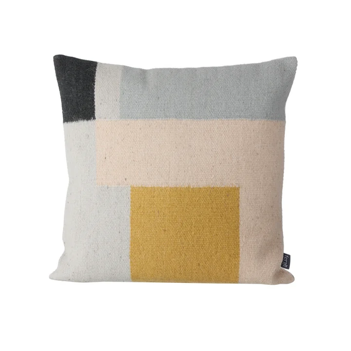 Ferm Living - Kelim Kissen, 50 x 50 cm, merge