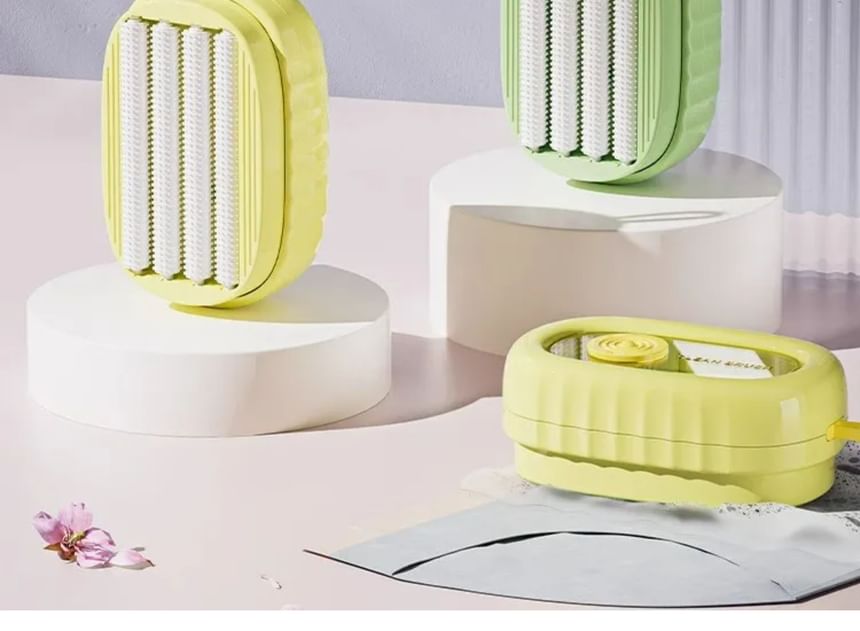 Home Simply - Kledingreinigingsborstel met zeepdispenser
