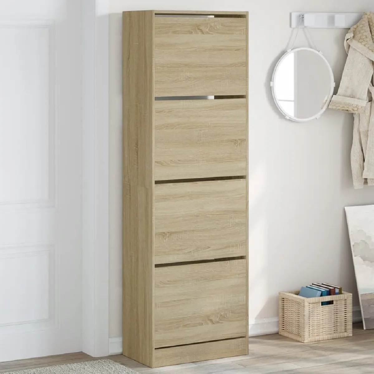 vidaXL Armoire Tiroirs Chêne Sonoma