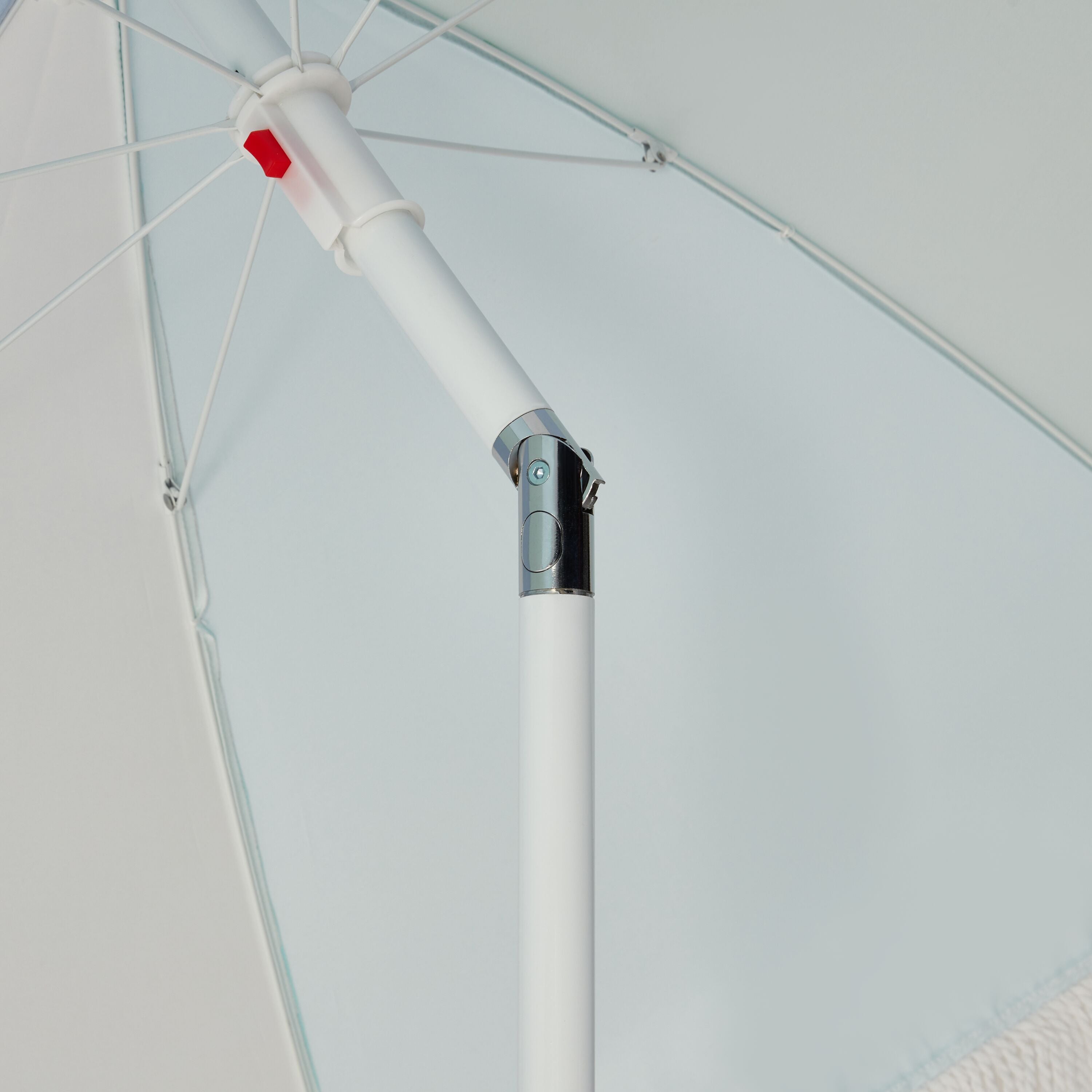 SOLE Sonnenschirm Sky color block - Hellblau / H: 210.0 cm