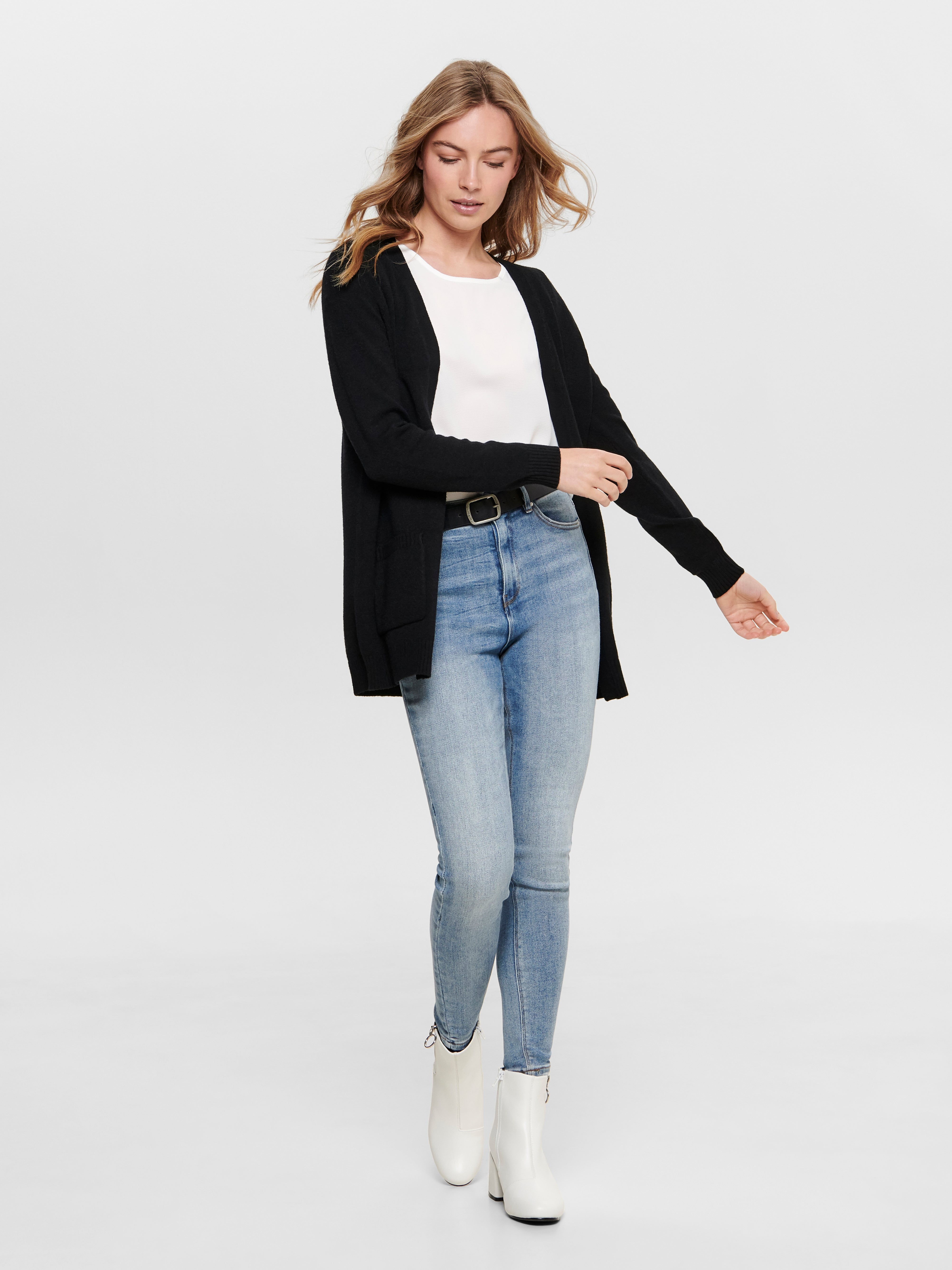 ONLLESLY Strickjacke Black