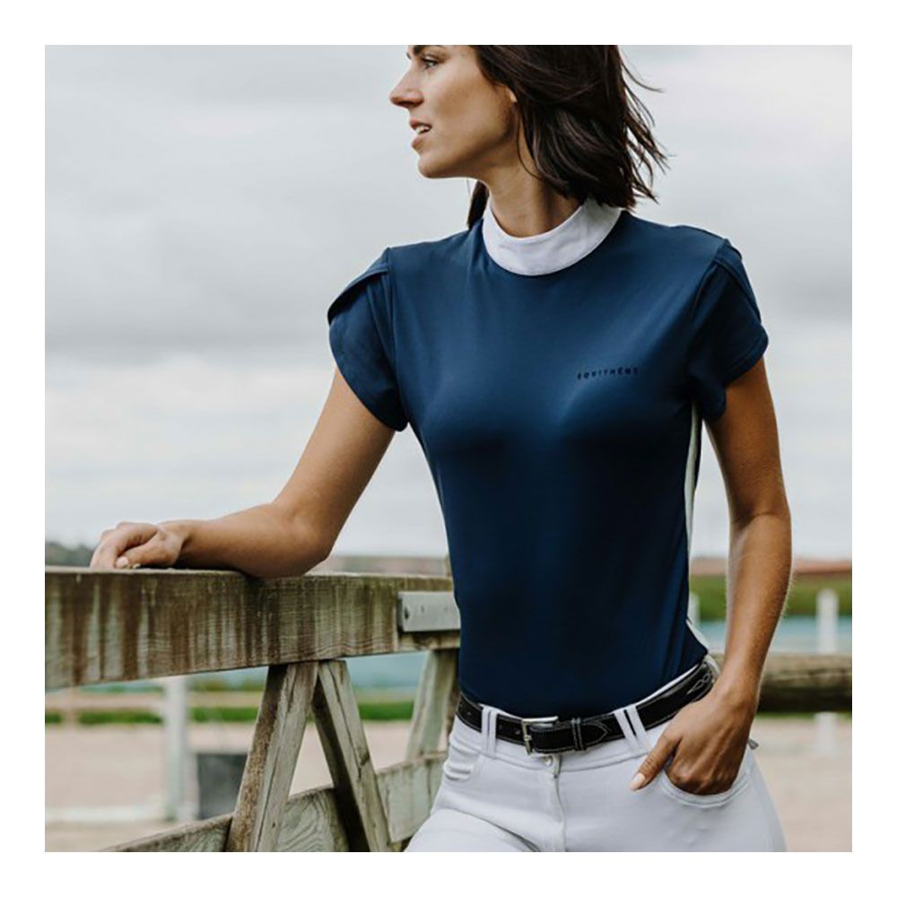 Equitheme OCALA - Polo de concours Femme marine