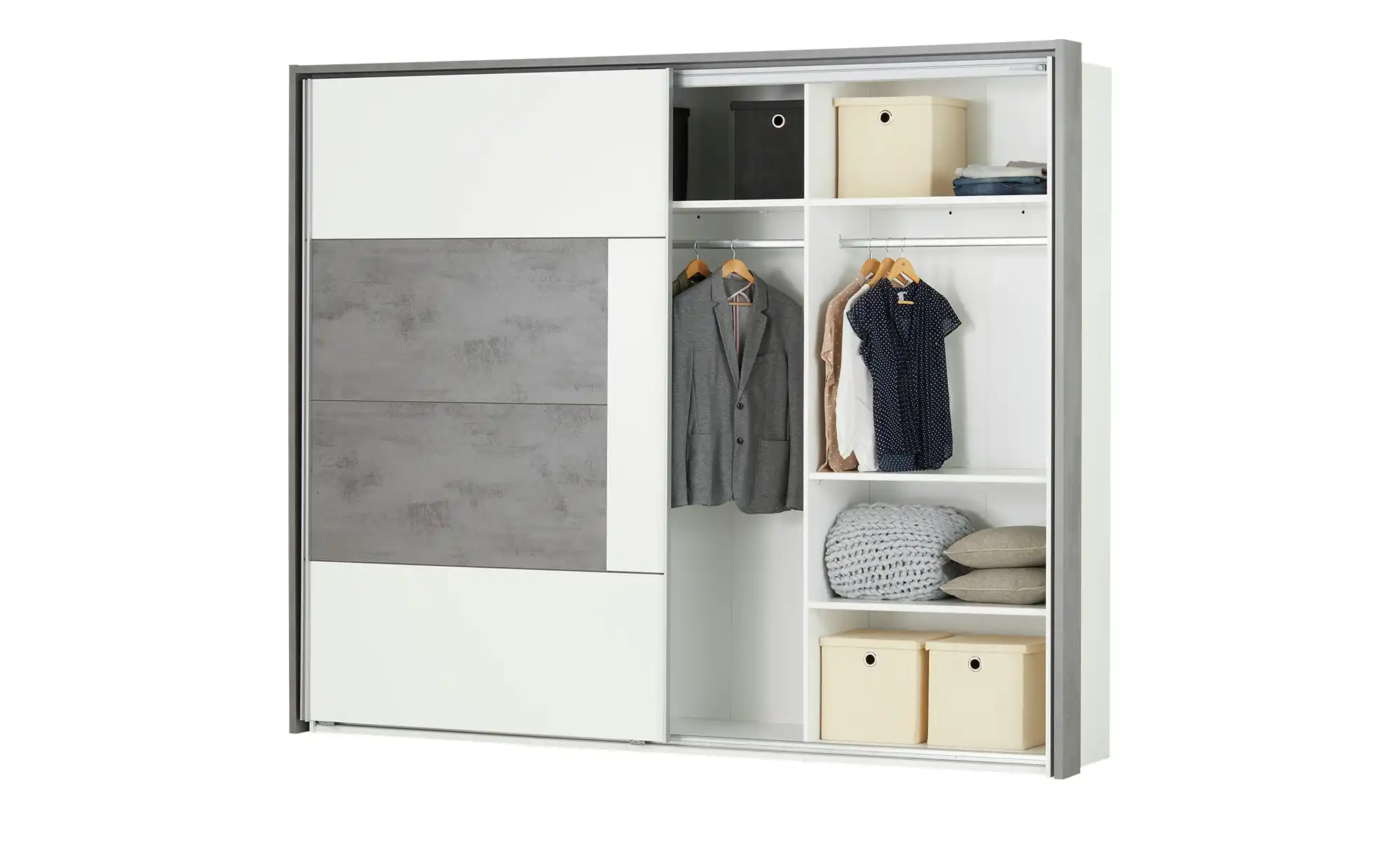 uno Schwebetürenschrank, 2-türig Allegre