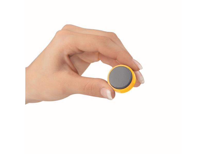 Maul Haftmagnet MAULpro 20 x Ø 30 mm Gelb, 20 Stück Kraftmagnet