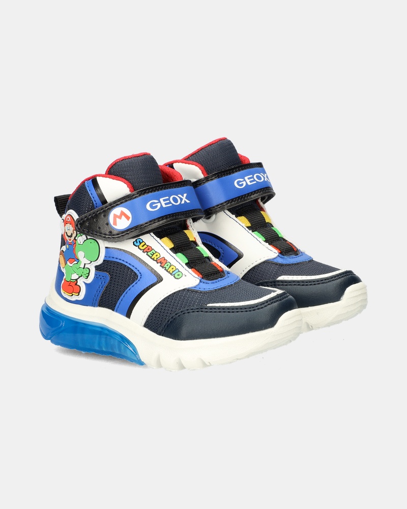 Geox Ciberdron Hoge sneakers  - blauw