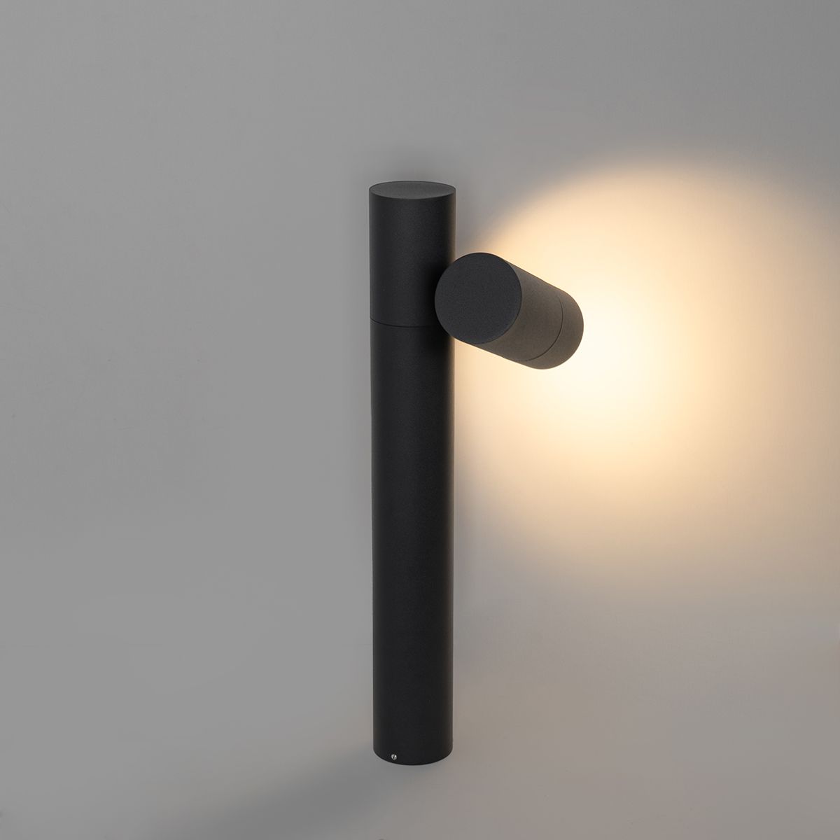 Buitenlamp zwart met grondpin en kabelmof 50cm IP44 - Solo Deluxe