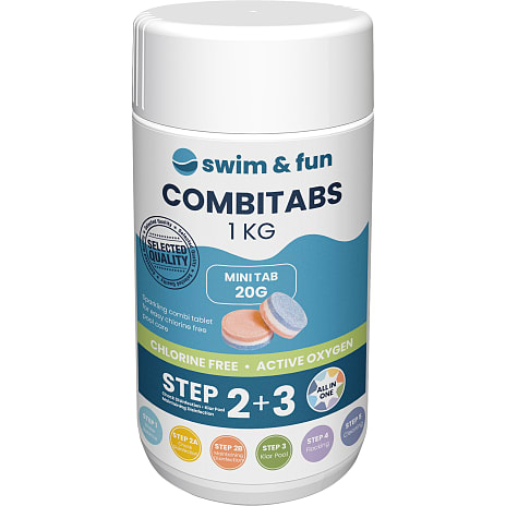 Swim & Fun CombiTabs 20 g klorfri brusetabeletter 1 kg