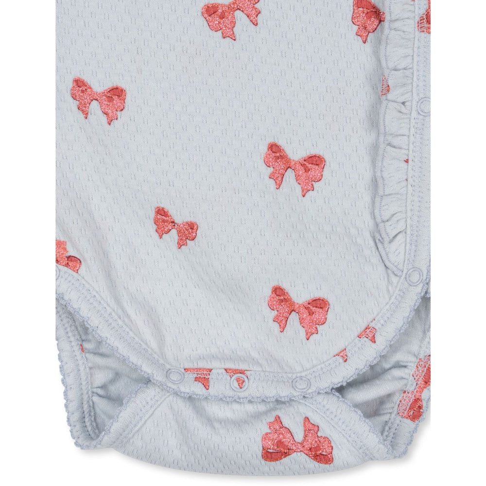 Køb Konges Sløjd Rosia Blue Bow Sui Newborn Flæse Body GOTS