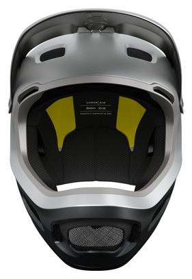 Casque Intégral Poc Coron Air Mips Noir/Gris Argent