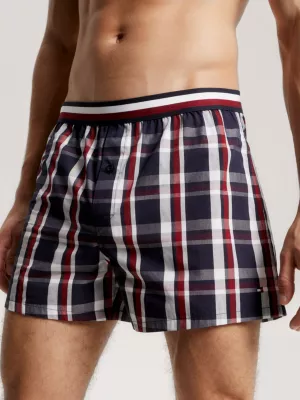 Conjunto com 3 Cuecas Boxer com Cós Listrado Global