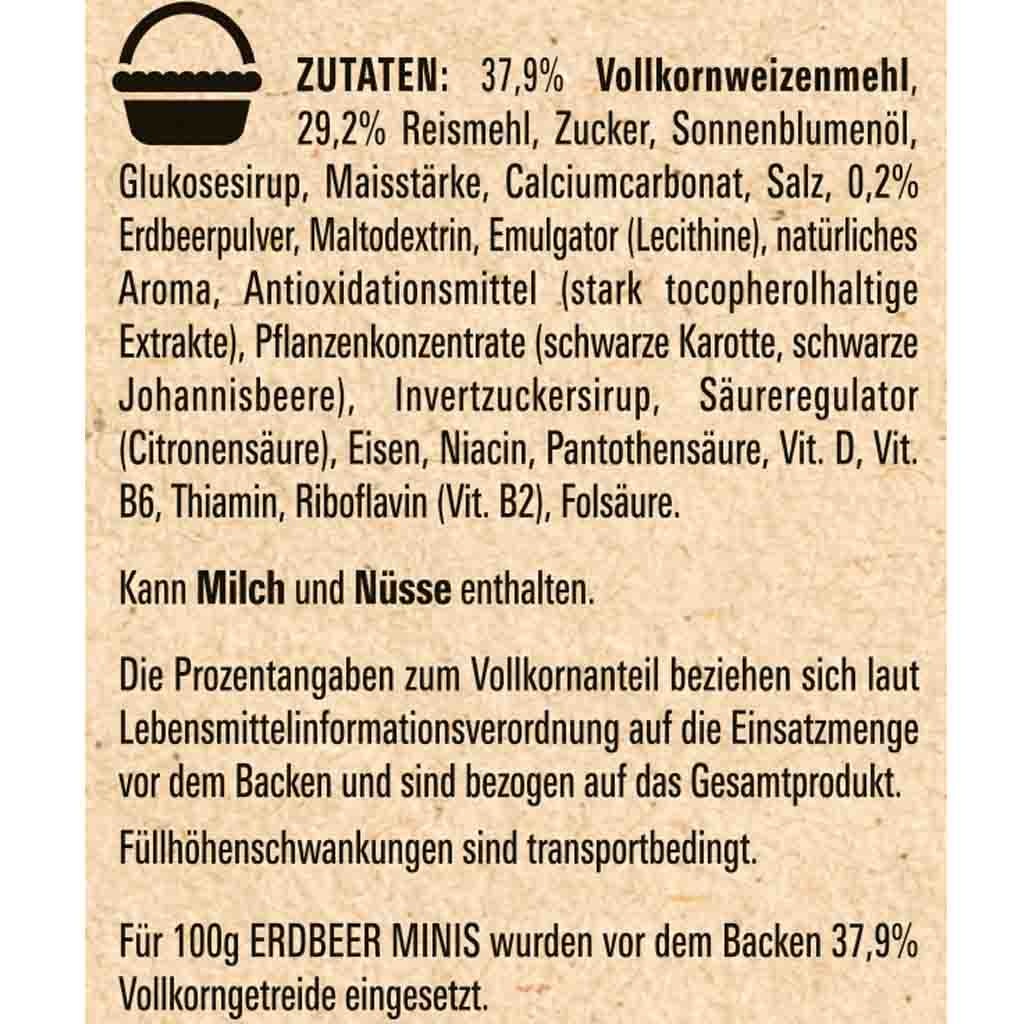 Nestle Erdbeer Minis Erdbeergeschmack 375g MHD:30.7.25