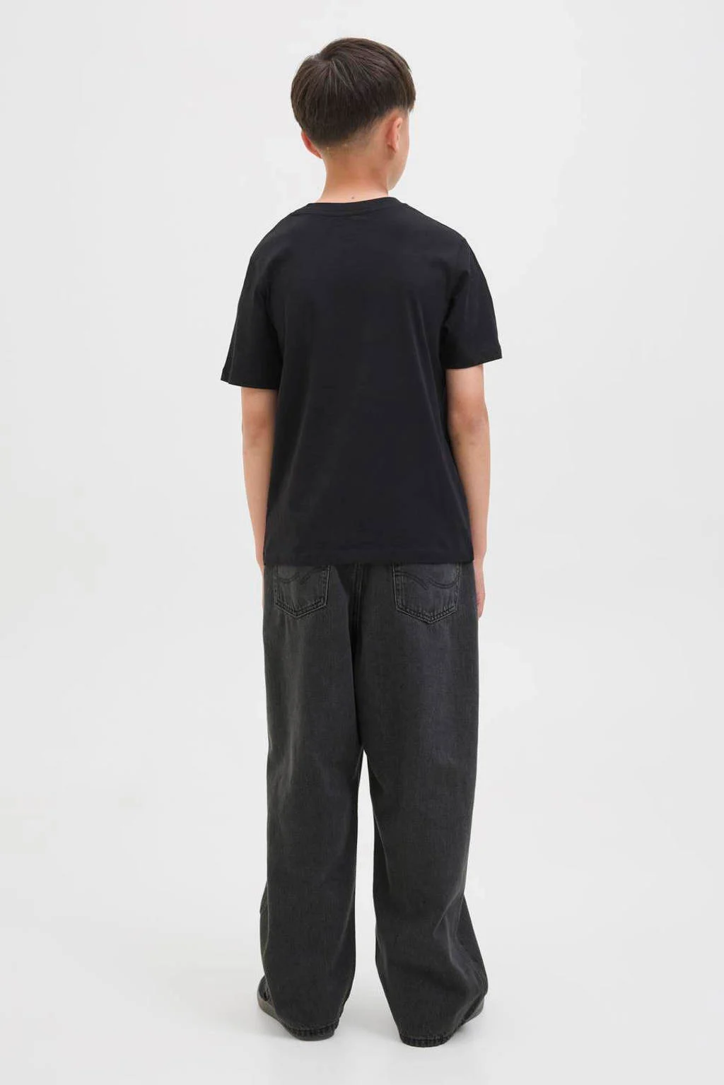 JACK & JONES JUNIOR high waist extra baggy jeans black denim