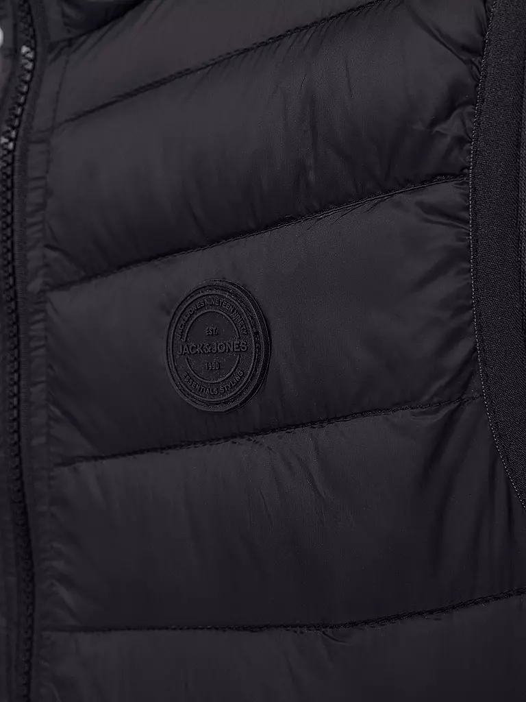 JACK & JONES Jungen Steppgilet JJESPRINT PUFFER schwarz