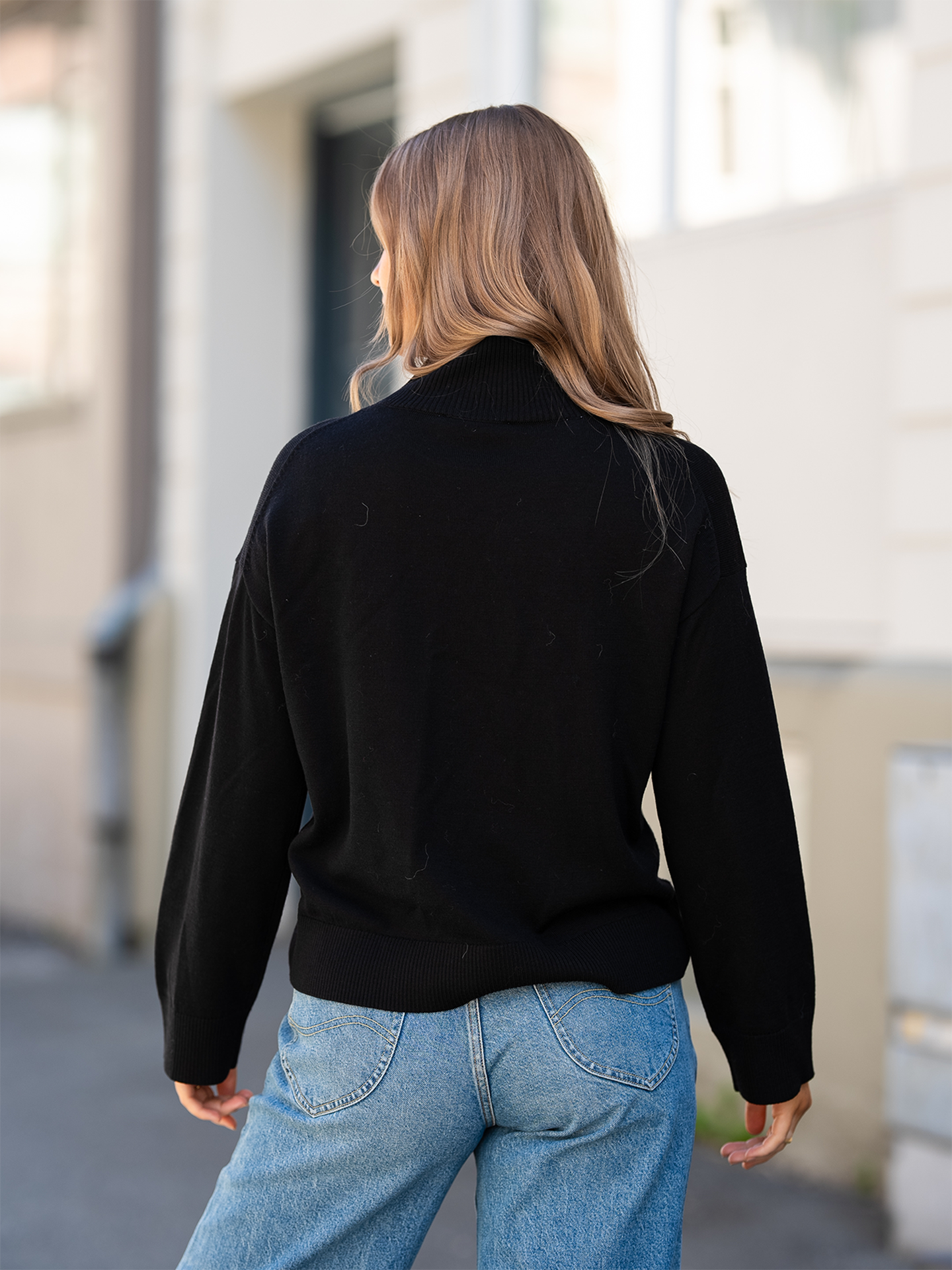 Hella Long Sleeve Knit High Neck