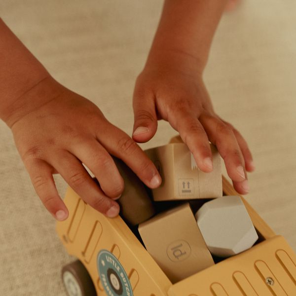 Little Dutch Vuilniswagen Met Pegdolls