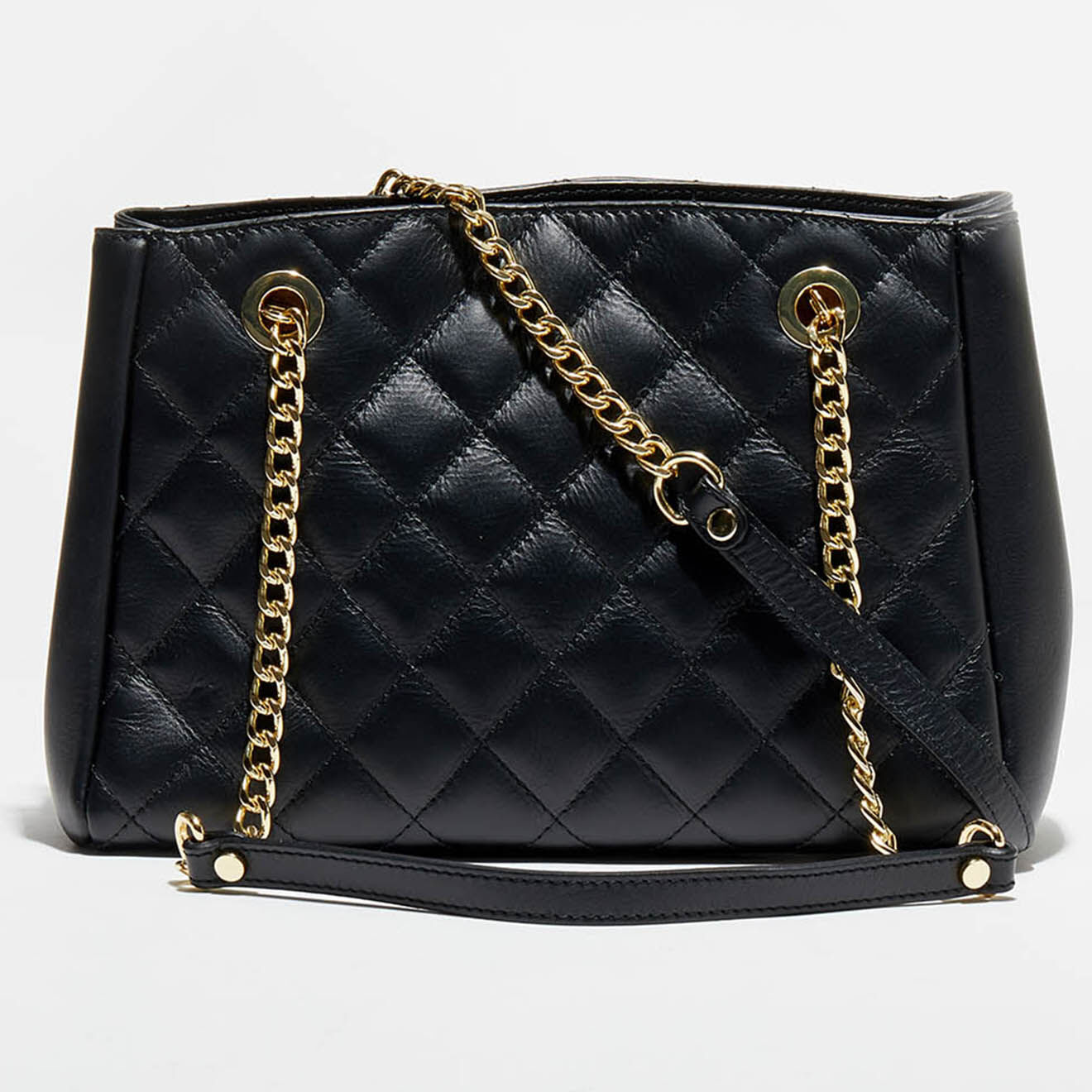 Christian Laurier Sac porté épaule en Cuir Pauline noir - 28x19.5x12 cm