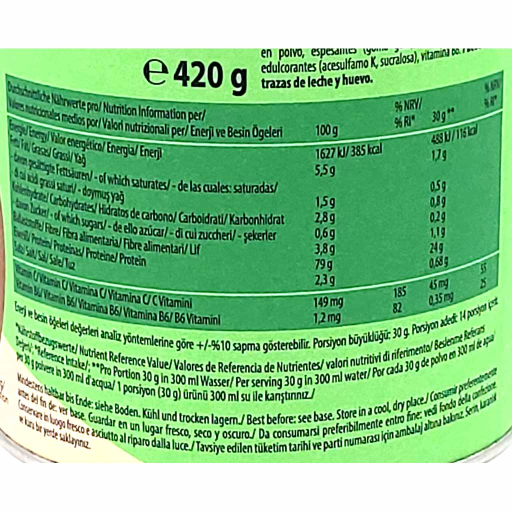 Multipower Vegan Protein Shake Cookie Dough 420g MHD:31.1.26