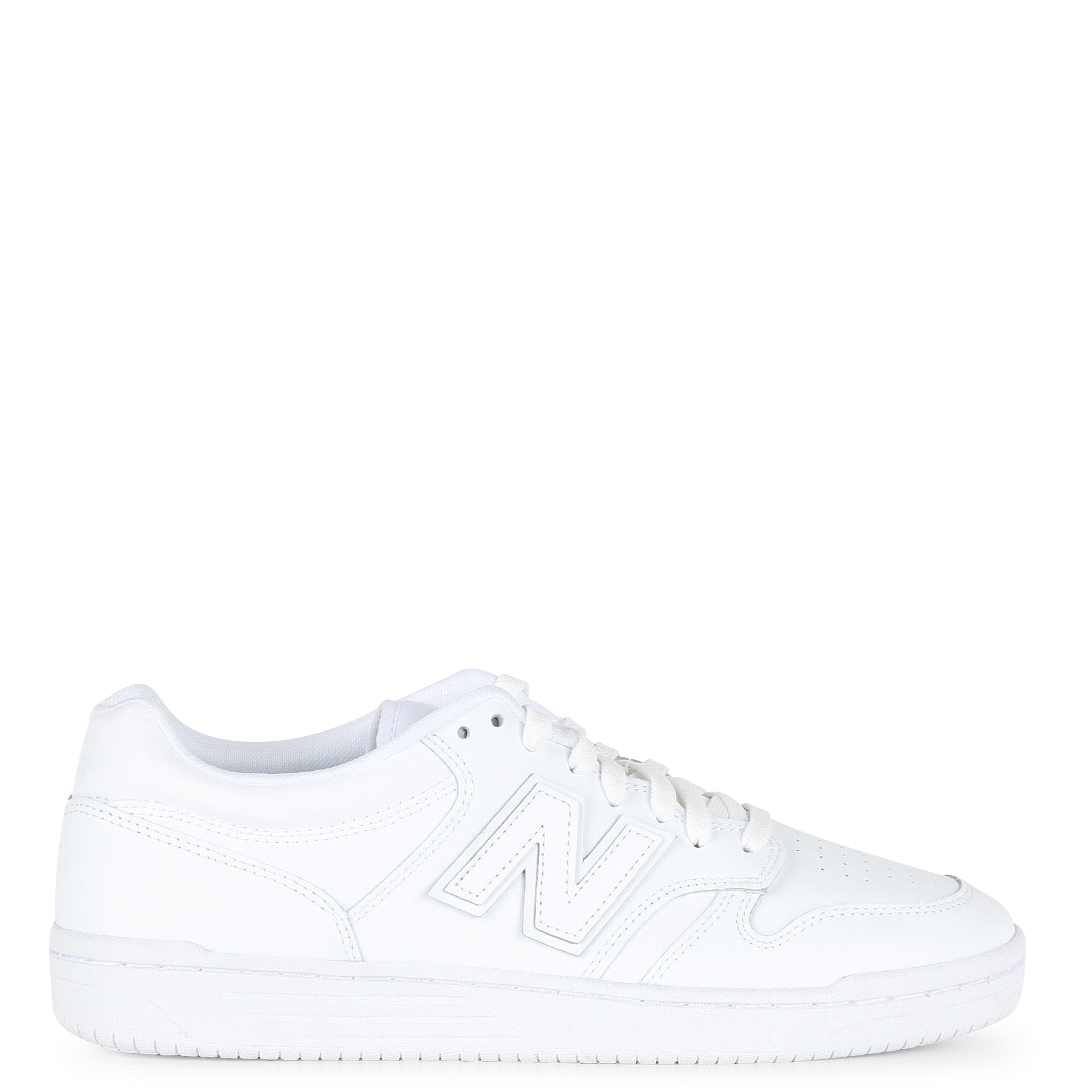 480 - Baskets basses en cuir | Blanc
