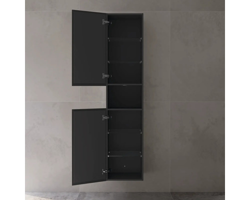 KEUCO Stageline hoge kast BxHxD 40 x 180 cm x 36 cm Frontkleur vulkaniet mat 32831970101