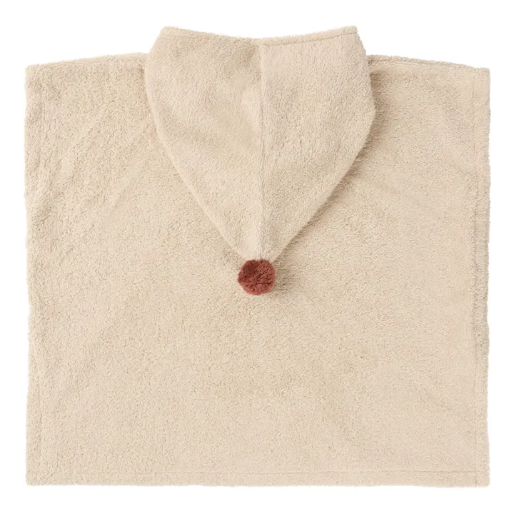 Nobodinoz Poncho So Cute en coton bio | Sable