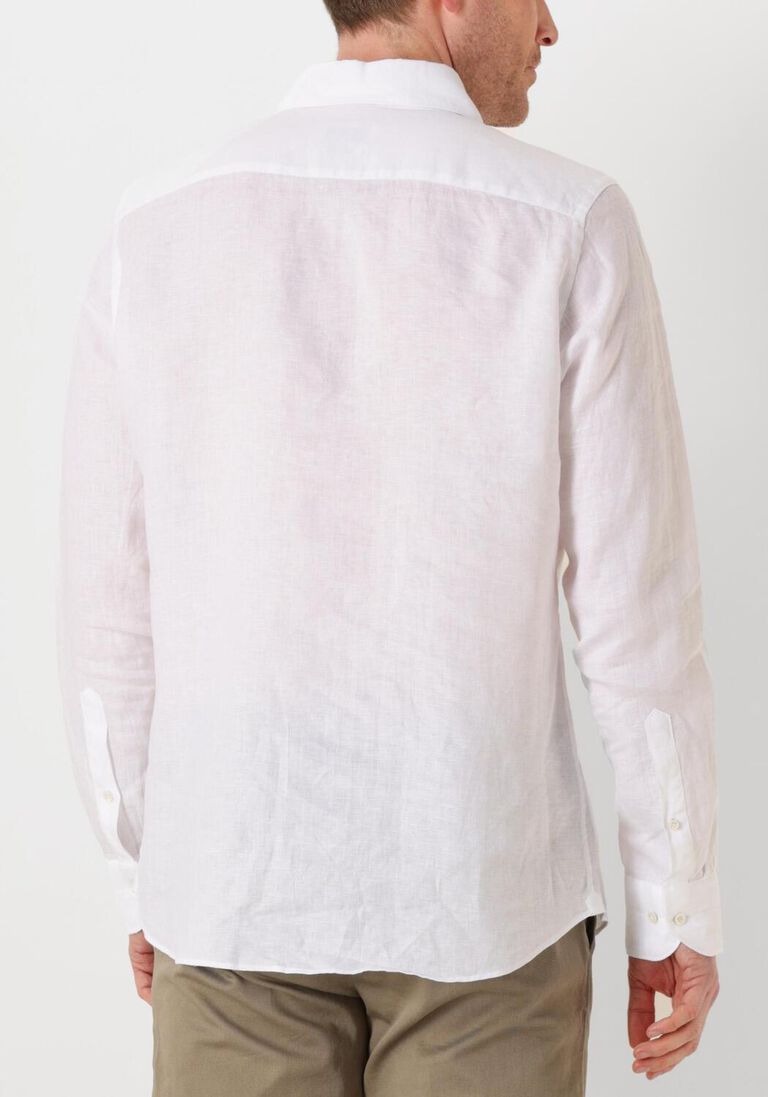 witte profuomo klassiek overhemd shirt x-cutaway linen