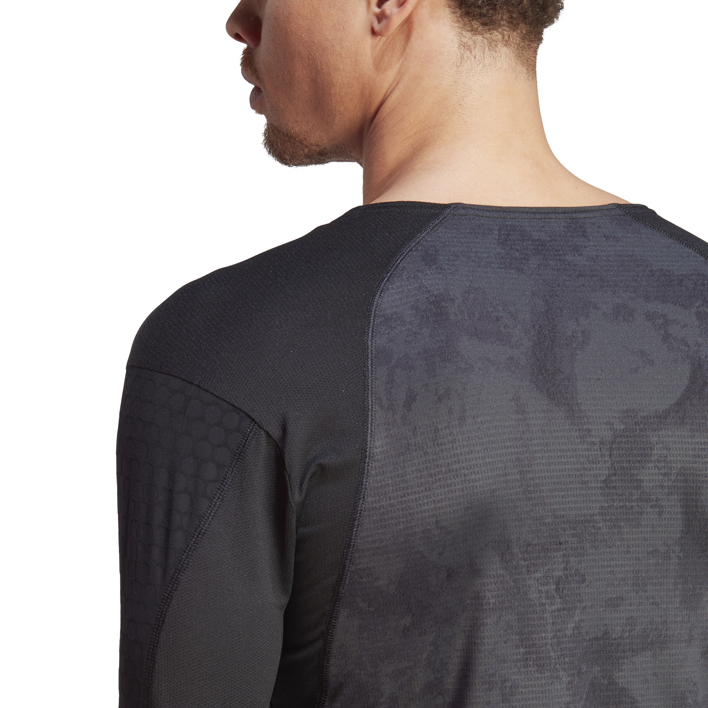 adidas Paris Haut Manches Longues Hommes - Gris Foncé, Noir