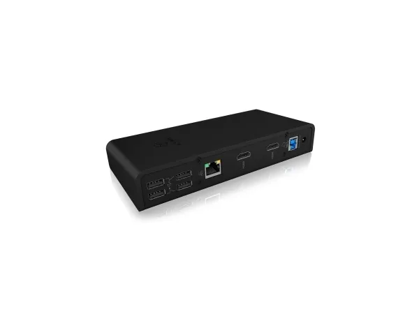 ICY BOX IB-DK2251AC - Dockingstation - USB-C / USB 3.0 - 2 x HDMI - 1GbE